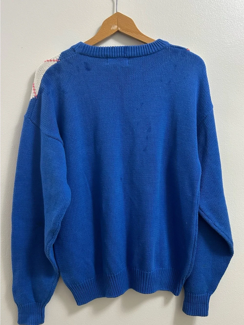 Vintage Dior Blue with White & Pink Accents (Size- M)